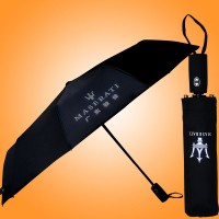 广告礼品伞 促销广告雨伞 企业雨伞定制 玛莎拉蒂自开收三折伞