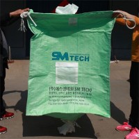 工厂直销绿色集装袋可装工业盐塑料粒子化学用品大吨袋1吨承重