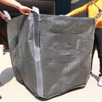圆筒形集装袋 炭黑吨袋吨包编织袋承重1000kg可定制尺寸