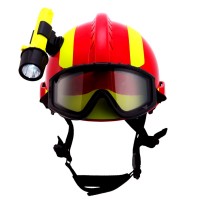 梅思安F2XTREM紅黑色眼罩防爆手電歐式消防救援頭盔