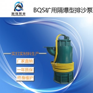 新强泵业BQS矿用隔爆型潜水排沙电泵11KW 矿用防爆泵